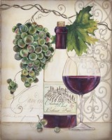 Chateau Plout Wine-B Fine Art Print