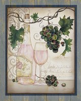 Chateau Plout Wine-C Framed Print