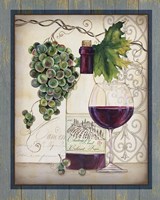Chateau Plout Wine-D Framed Print