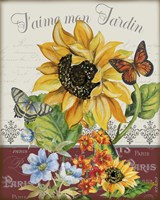Jaime mon Jardin Fine Art Print