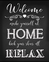 Welcome Home - Black Fine Art Print