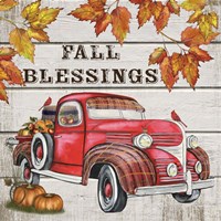Vintage Fall Truck Fine Art Print