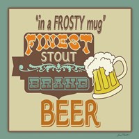 Frosty Beer Fine Art Print