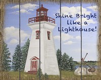 Shine Bright Lighthouse Fine Art Print