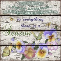 Country Garden Sign - D Framed Print