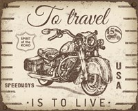 Vintage Motorcycle Mancave - A Fine Art Print