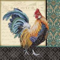 Damask Rooster - A Fine Art Print