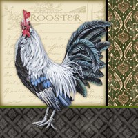 Damask Rooster - B Fine Art Print