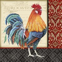 Damask Rooster - D Fine Art Print