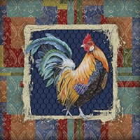 Damask Rooster - N Fine Art Print