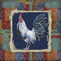 Damask Rooster - Q Fine Art Print