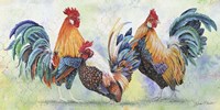 Watercolor Rooster - E Fine Art Print