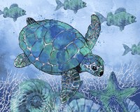 Ocean Blues - C Framed Print