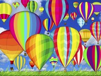 Hot Air Balloons Fine Art Print