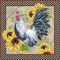 Country Time Rooster - C Fine Art Print
