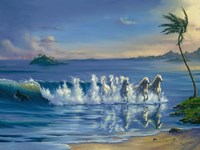 Galloping Waves Fine Art Print