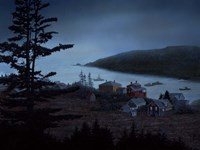 Last Light Over Monhegan Fine Art Print