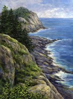 Rock and the Sea Fine Art Print