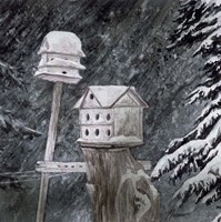 Snow Birds Fine Art Print