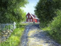 Another Red House Fine Art Print