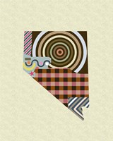 Nevada State Map Fine Art Print