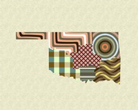 Oklahoma State Map Fine Art Print