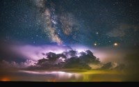 Milky Way Monsoon Print Fine Art Print
