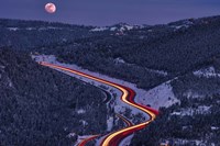 Moonlight on the Mountains Fine Art Print