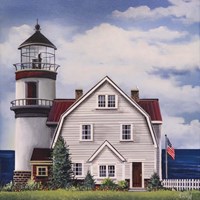 White Lighthouse Fine Art Print