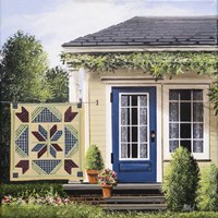 Yellow Quilt Fine Art Print