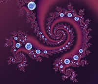 Marbleized Red Fine Art Print