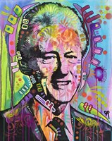Bill Clinton Fine Art Print