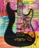 SRV Guitar Fine Art Print