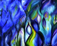 Blue Genesis Fine Art Print