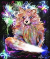 Galaxy Baby Fox Fine Art Print