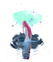 Lady In The Lake Fine Art Print