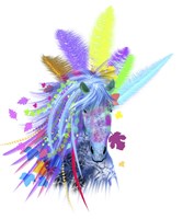 Tribal Horse Head Fine Art Print