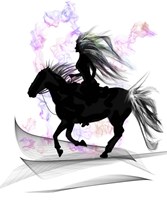 Sunset Rider Fine Art Print