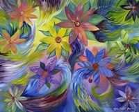 Groovy Flowers Fine Art Print