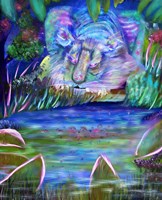 Tiger In The Forest Fine Art Print