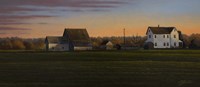 Sunset On A Family Farm Fine Art Print