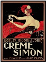 Creme Simon Framed Print