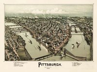 Pittsburgh Pennsylvania 1902 Fine Art Print