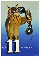 Switz 1921 Phone Co Fine Art Print