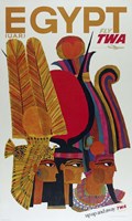 Egypt Fly TWA Fine Art Print