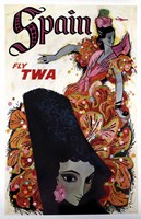Spain Fly TWA Fine Art Print