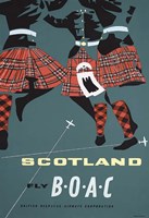 Scotland Fly BOAC Fine Art Print