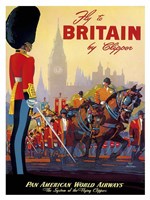 Fly to Britain by Clipper Fine Art Print