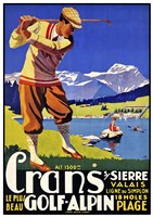 Crans Golf Alpin Fine Art Print