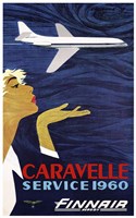 Caravelle Service 1960 Finnair Fine Art Print